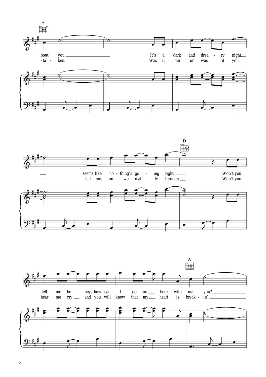 Ring, Ring Ring, Ring Piano, Vocal scores gallery preview page 2