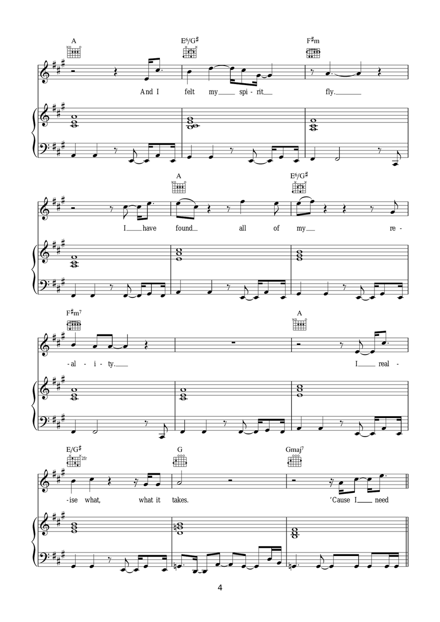 Love's Divine Love's Divine Piano, Vocal scores gallery preview page 4