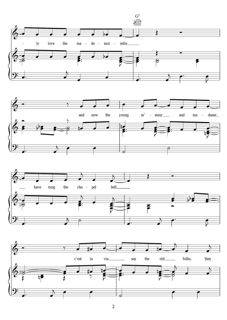 You Never Can Tell (from Pulp Fiction) Piano, Vocal scores gallery preview page 2