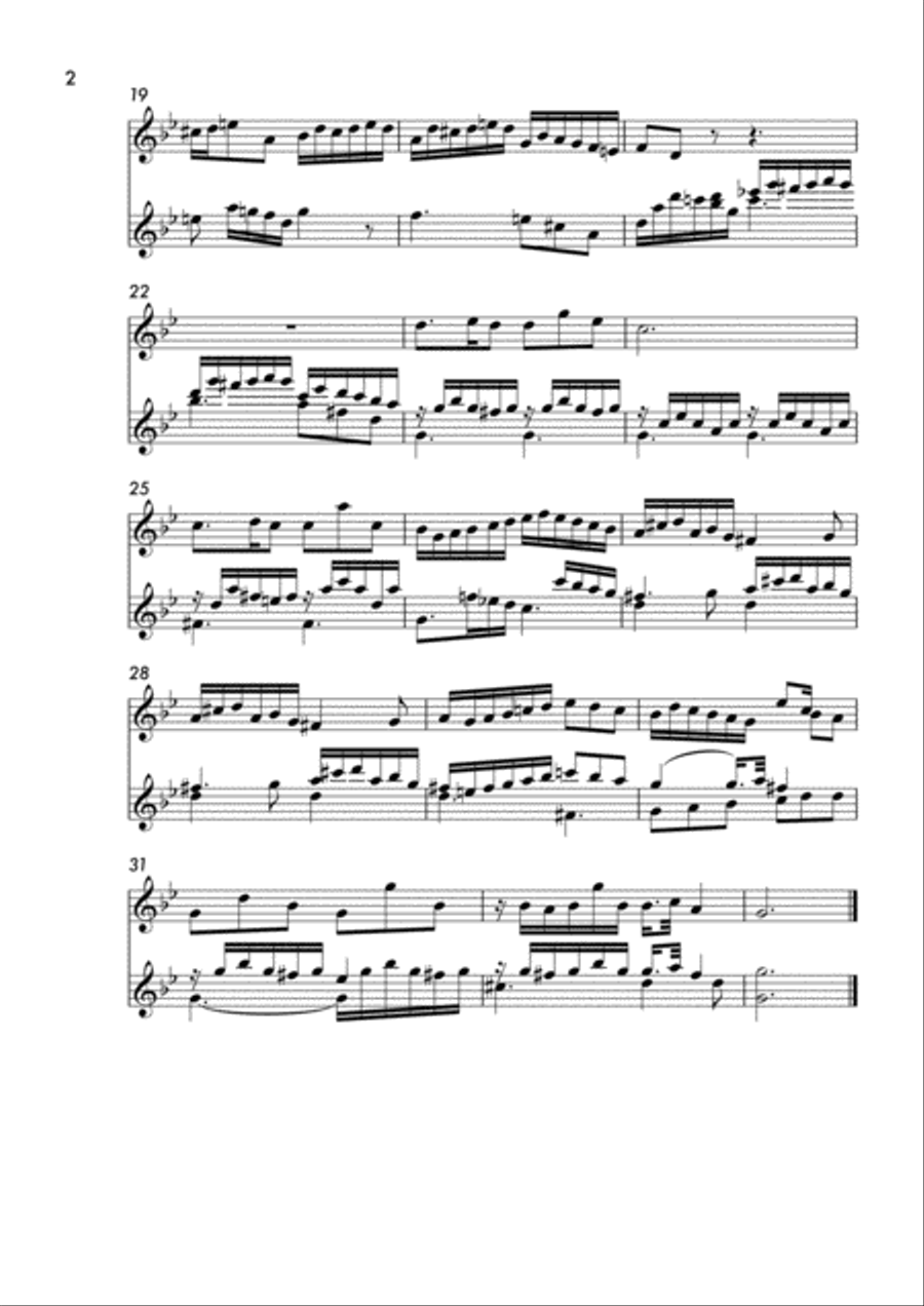 siciliano - Johann Sebastian Bach Flute scores gallery preview page 3