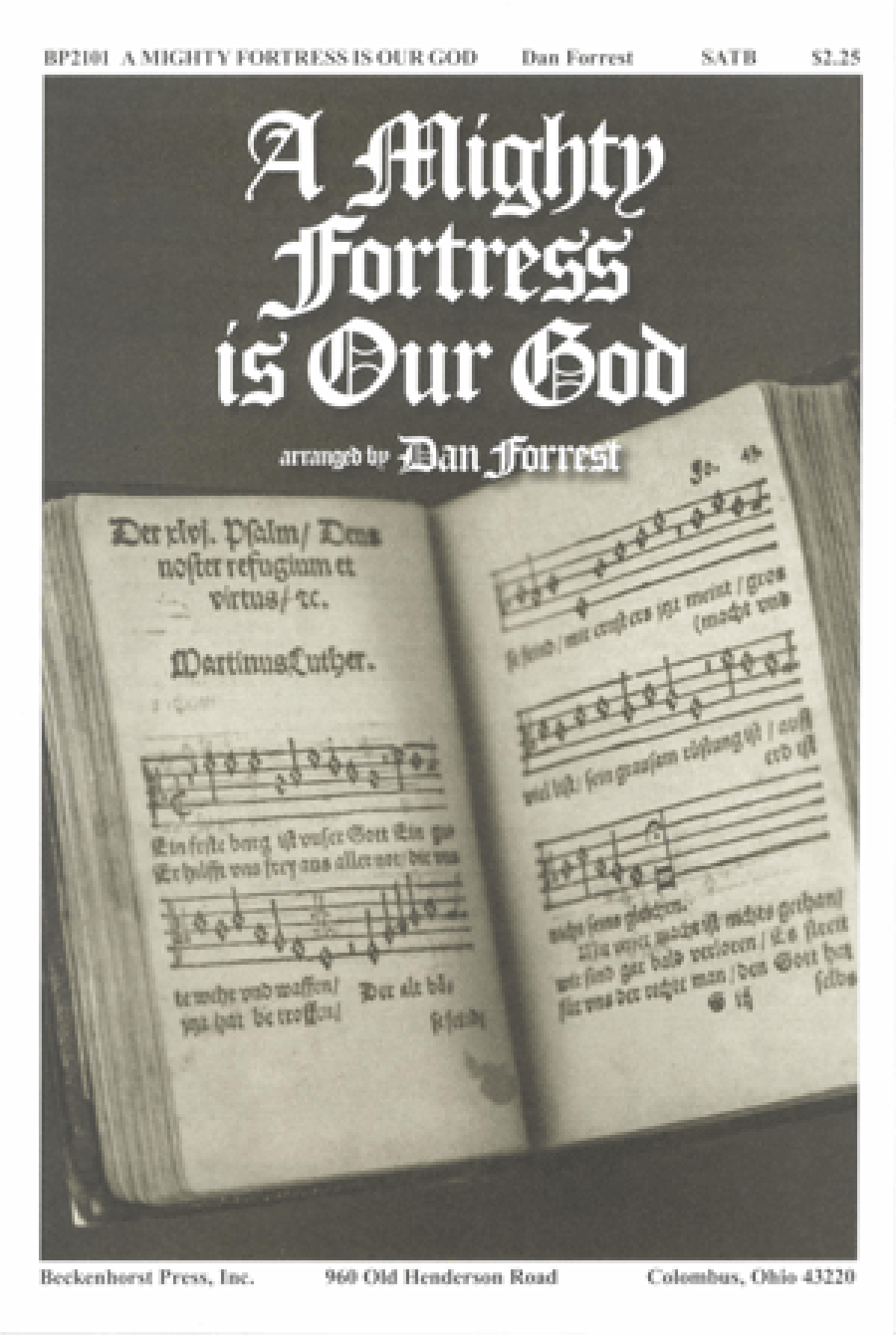 A Mighty Fortress Is Our God - SATB 4-Part scores gallery preview page 1