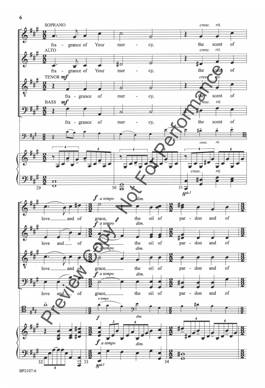The Alabaster Jar The Alabaster Jar 4-Part scores gallery preview page 7
