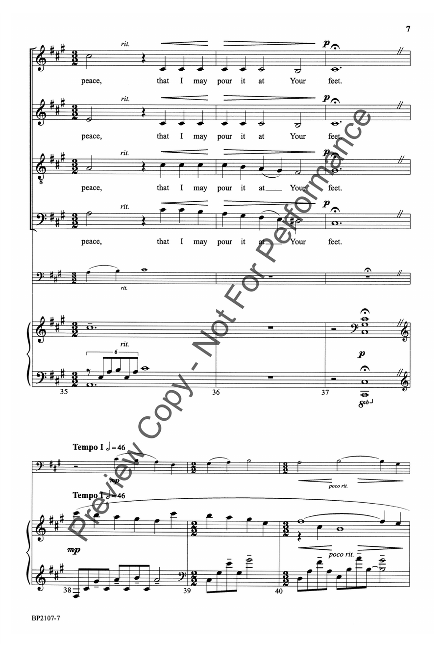The Alabaster Jar The Alabaster Jar 4-Part scores gallery preview page 8