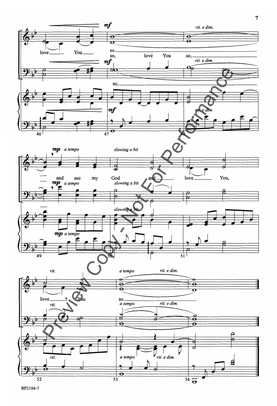 The Lowest Place The Lowest Place 4-Part scores gallery preview page 7