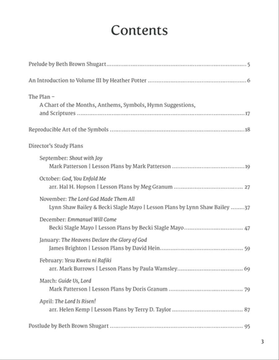 Of Primary Importance, Volume III Book Choir scores gallery preview page 4