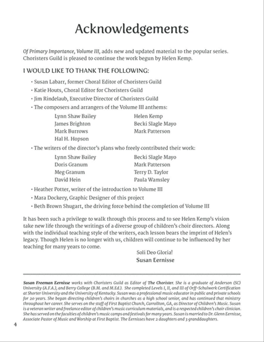 Of Primary Importance, Volume III Book Choir scores gallery preview page 5