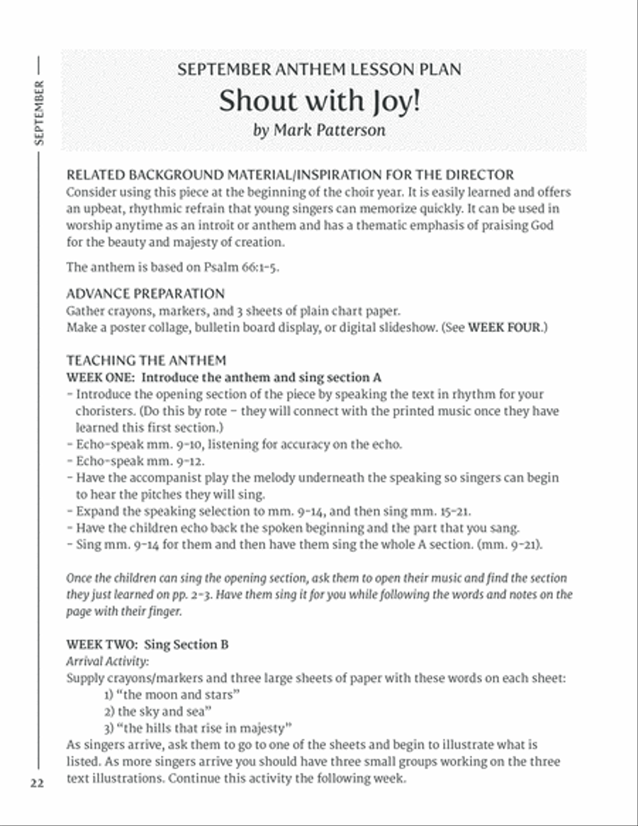 Of Primary Importance, Volume III Book Choir scores gallery preview page 9