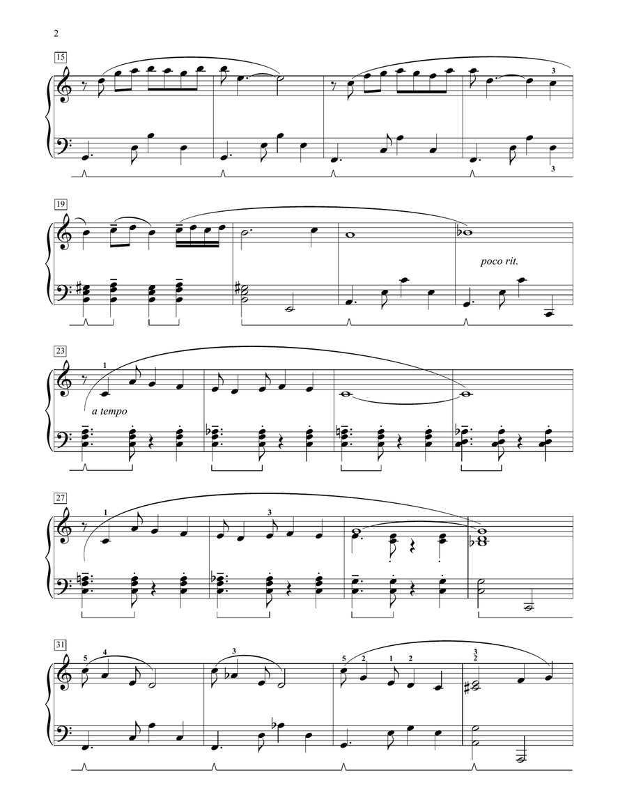 Ojos De Coqueta by Eugenie R. Rocherolle Piano Solo - Digital Sheet Music page 2