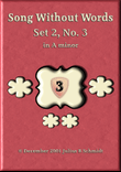 Song Without Words Set 2, No. 3 in A minor