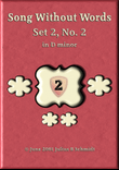 Song Without Words Set 2, No. 2 in D minor