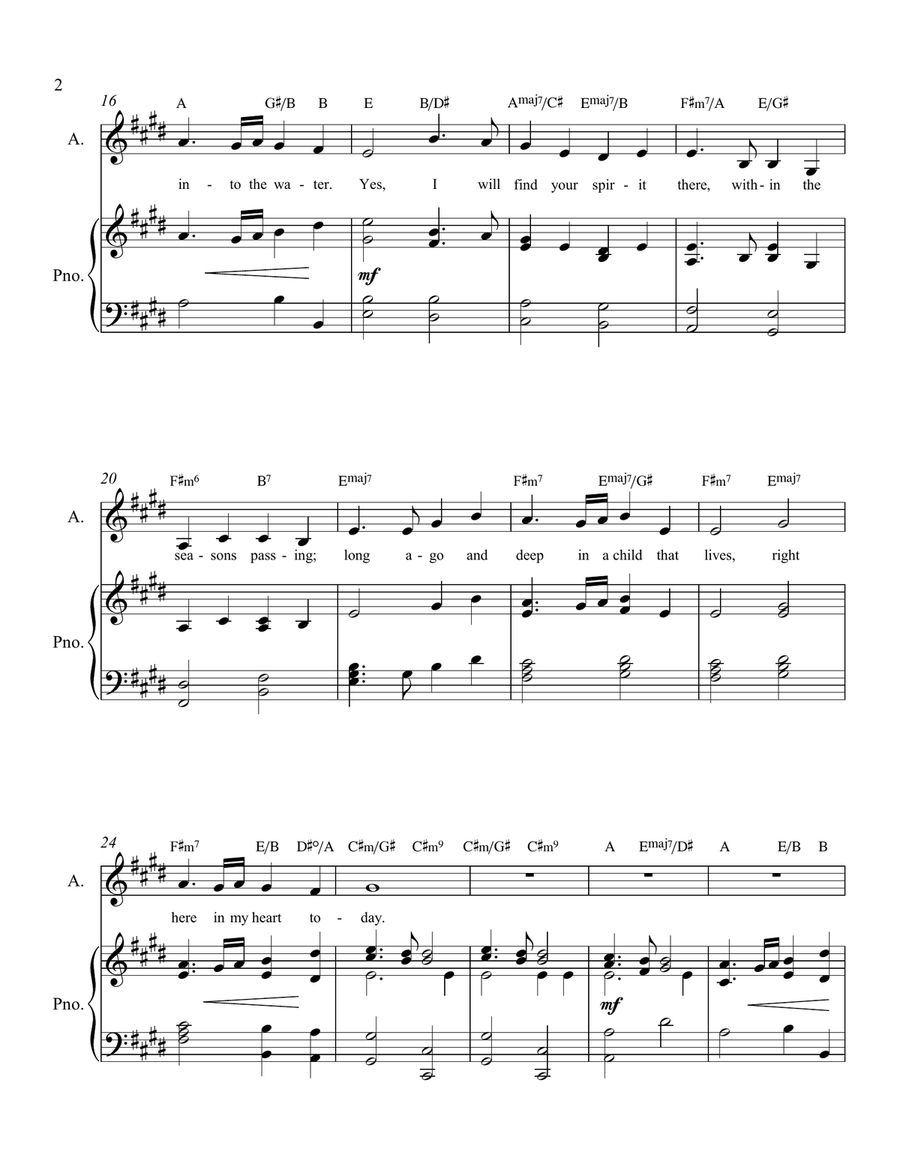 Cycles of Life Alto Voice scores gallery preview page 3