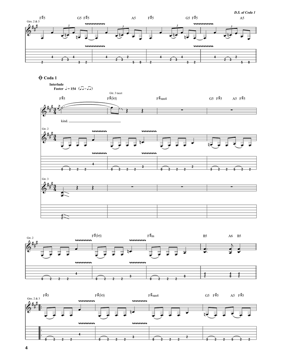 ManUNkind Acoustic Guitar scores gallery preview page 4