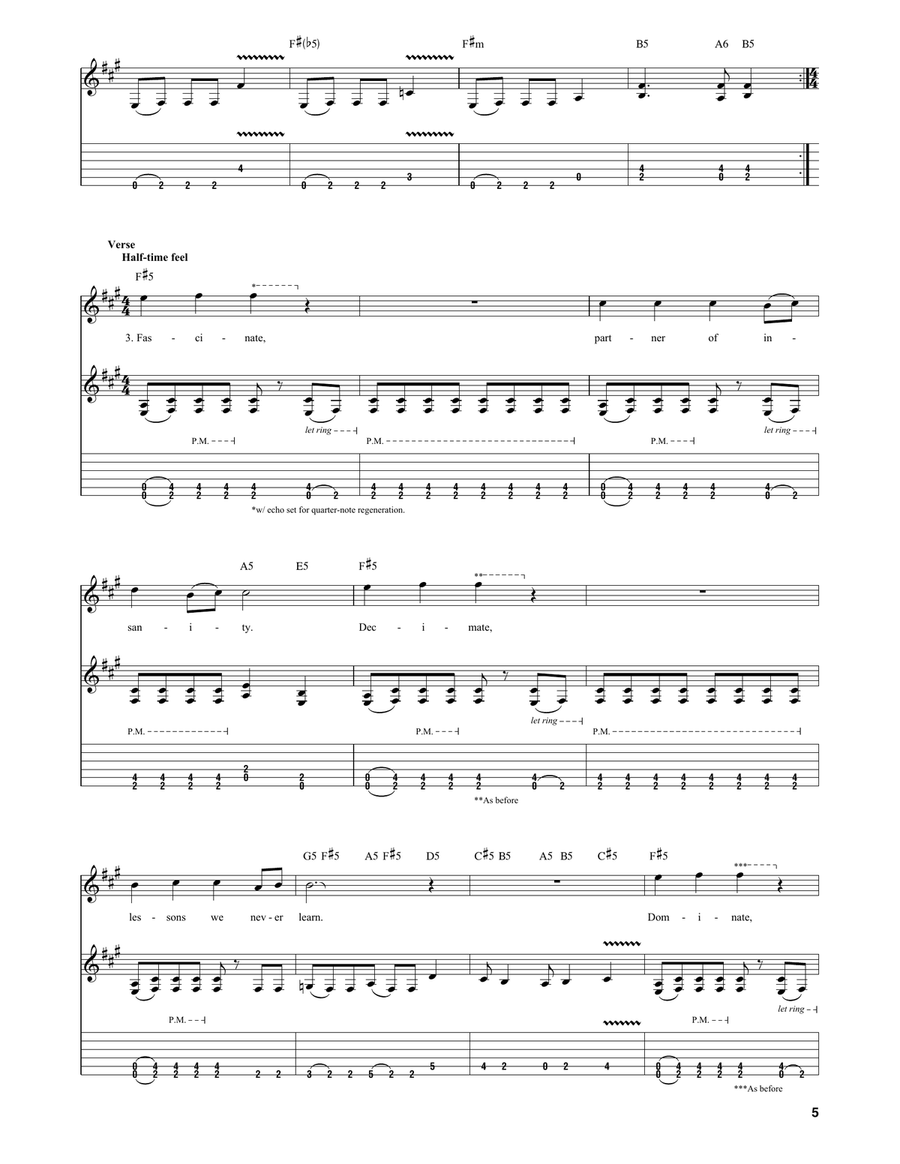 ManUNkind Acoustic Guitar scores gallery preview page 5