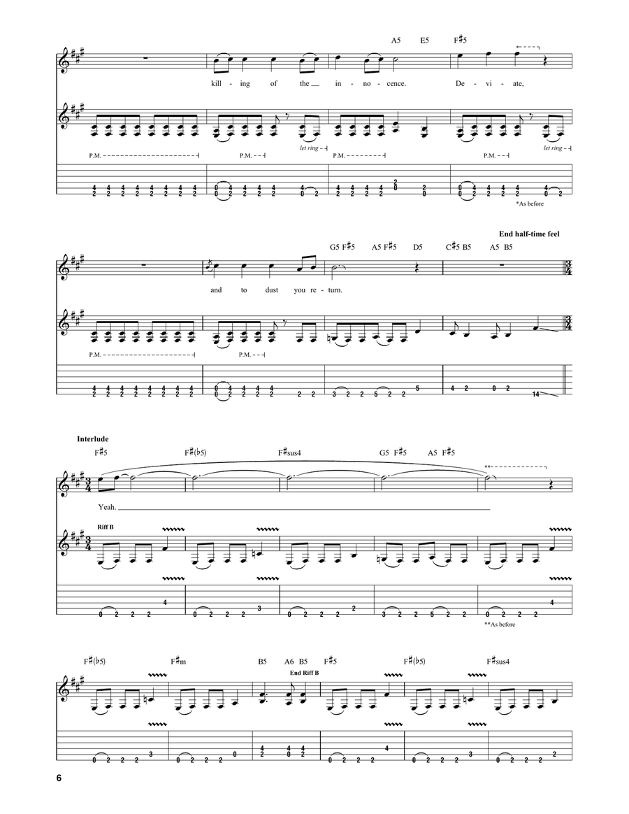 ManUNkind Acoustic Guitar scores gallery preview page 6