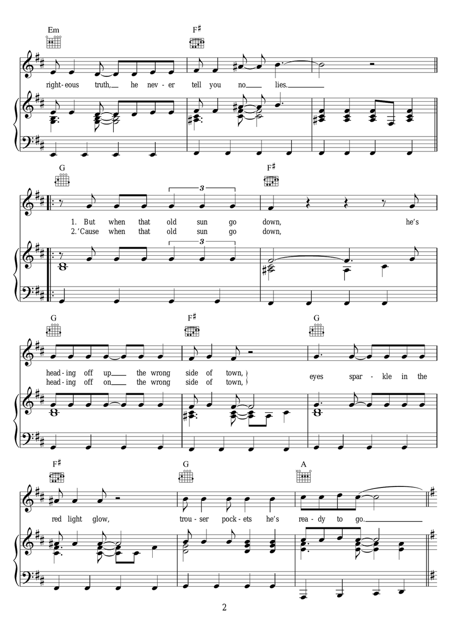 Mr Apples Mr Apples Piano, Vocal scores gallery preview page 2
