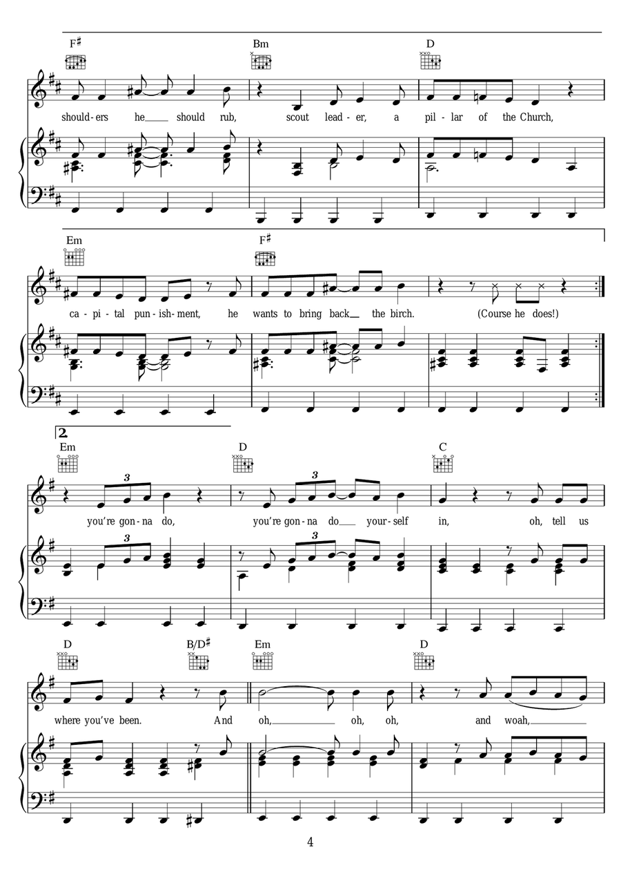 Mr Apples Mr Apples Piano, Vocal scores gallery preview page 4