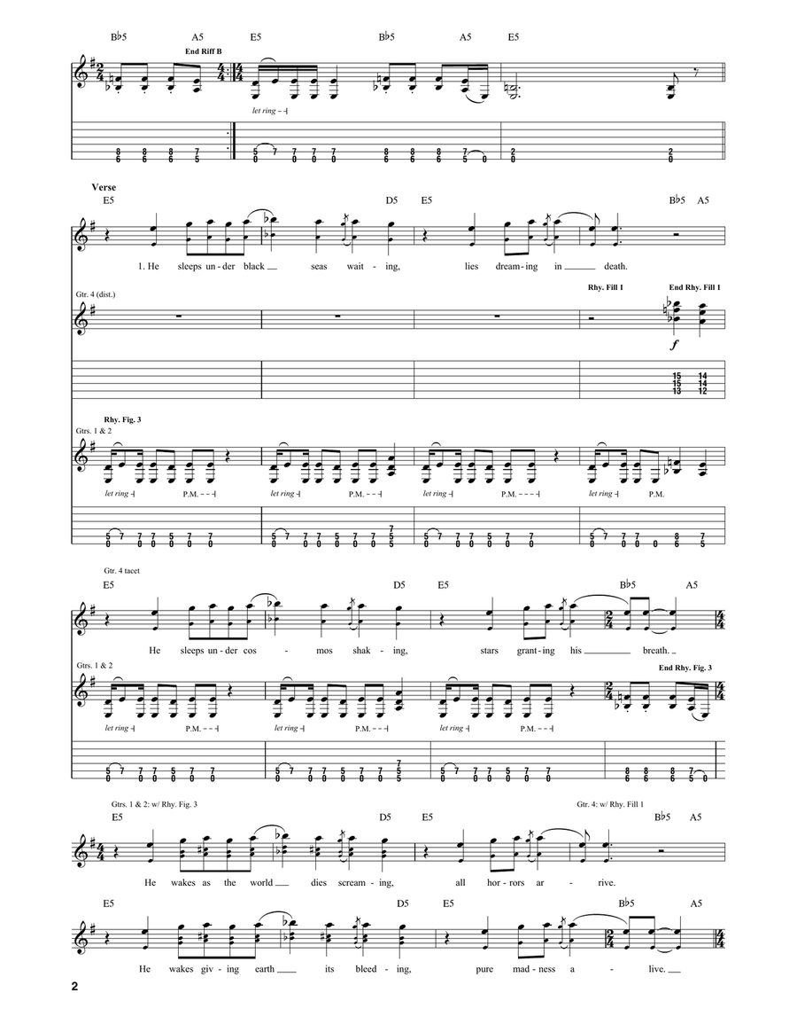 Dream No More Dream No More Acoustic Guitar scores gallery preview page 2