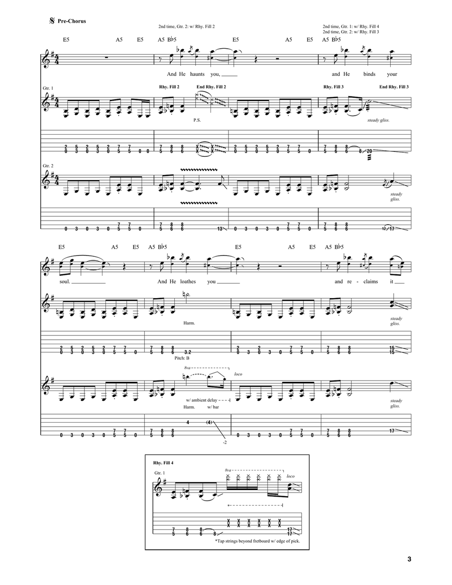 Dream No More Dream No More Acoustic Guitar scores gallery preview page 3