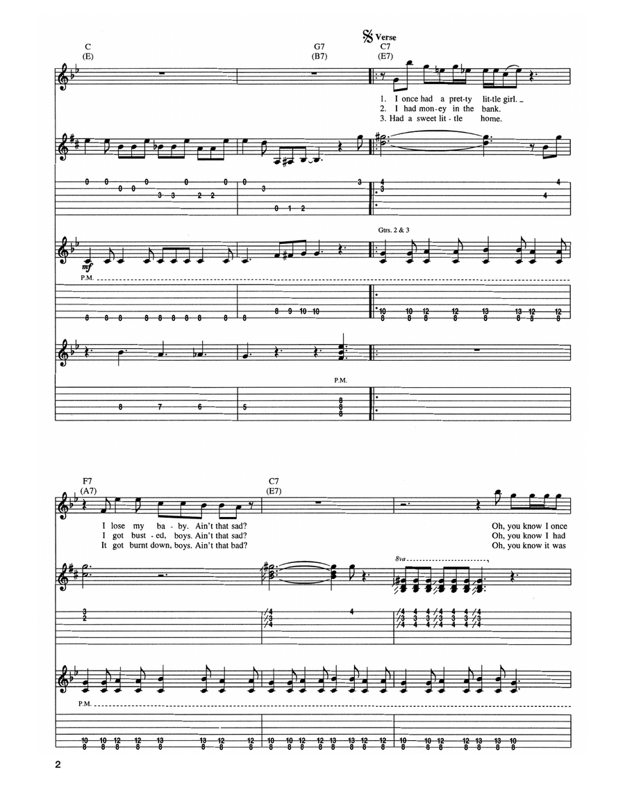 You Can't Lose What You Ain't Never Had Acoustic Guitar scores gallery preview page 2