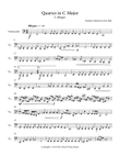 String Quartet in C Major Cello