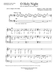 O Holy Night (easy vocal solo with organ)