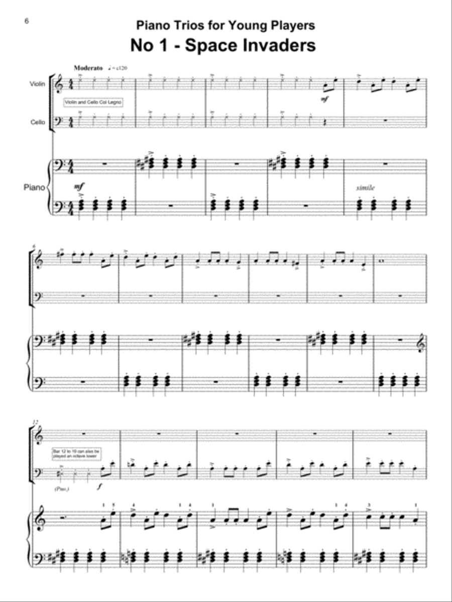 Piano Trios for Young Players Piano Trio scores gallery preview page 3