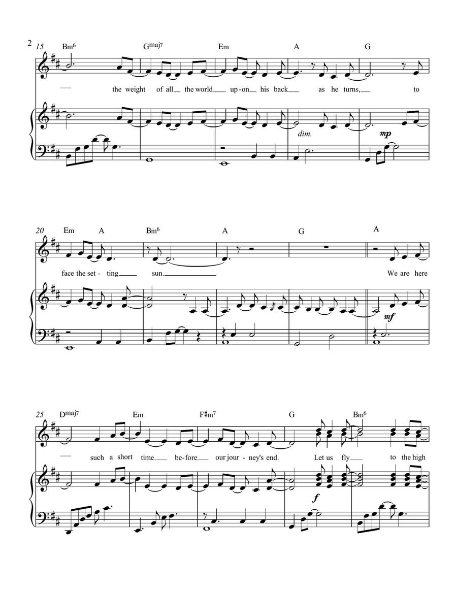 Brian's Song Alto Voice scores gallery preview page 3