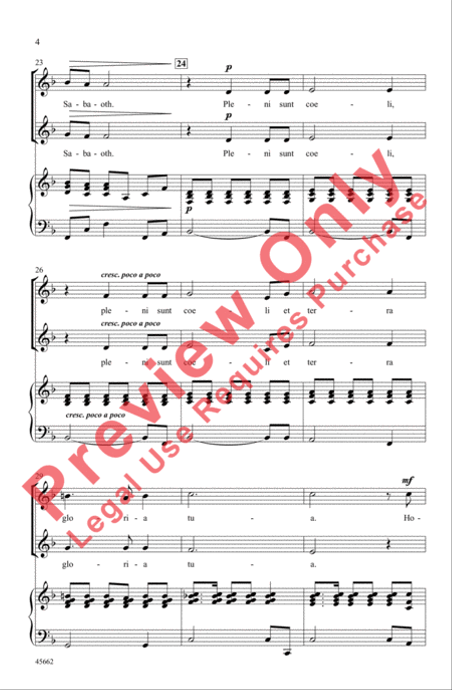 Sanctus by Sally K. Albrecht 2-Part - Sheet Music page 4