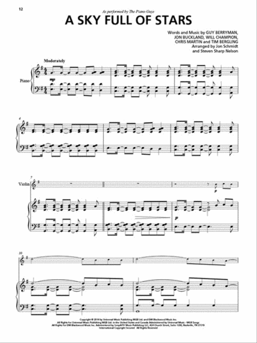The Piano Guys – Uncharted Violin Solo scores gallery preview page 4