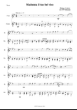 Madonna il tuo bel viso for flute and guitar