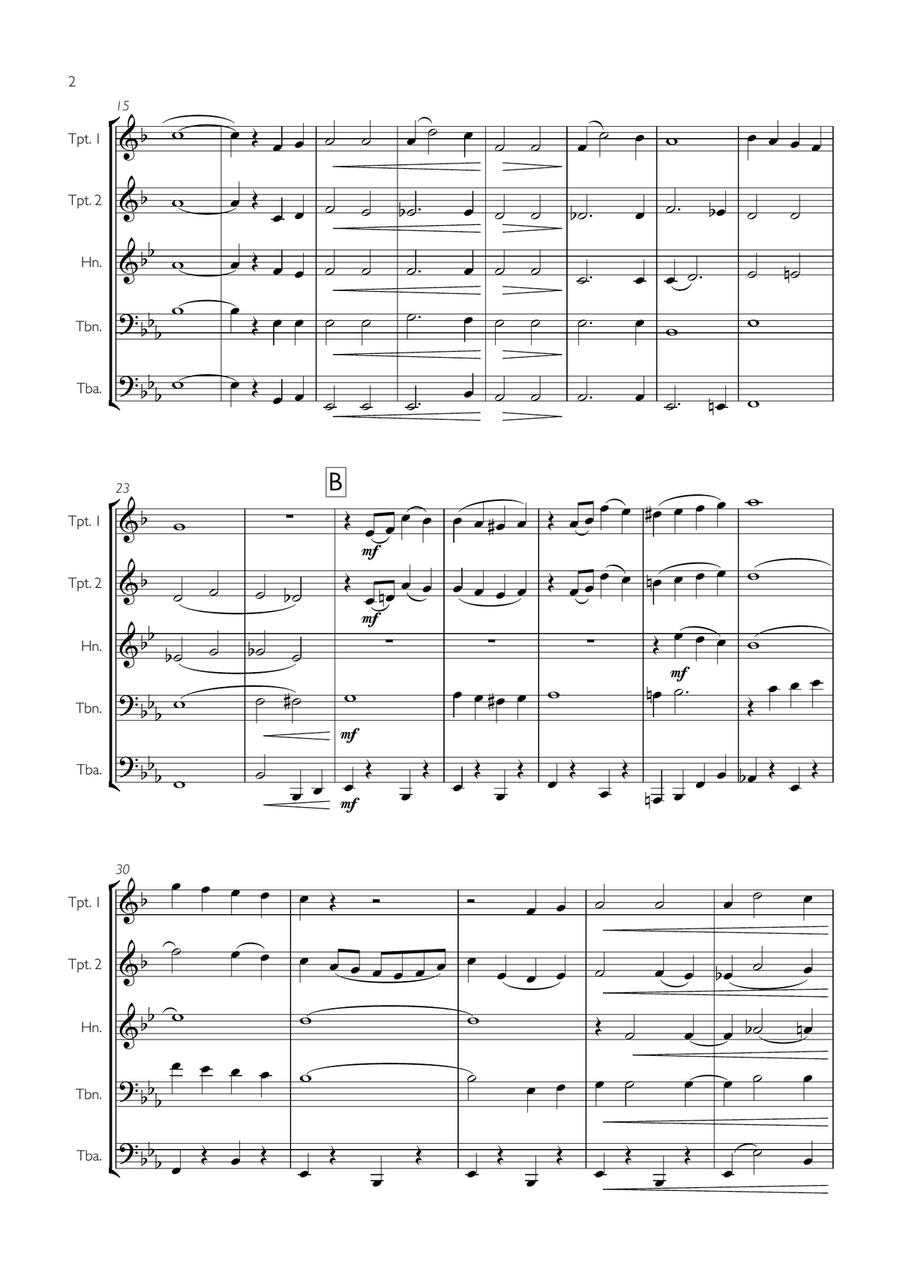 White Christmas White Christmas Brass Ensemble scores gallery preview page 2