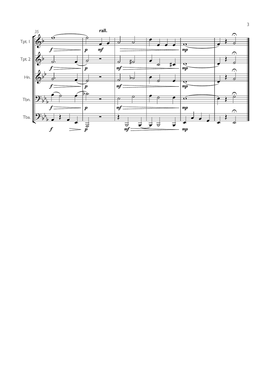 White Christmas White Christmas Brass Ensemble scores gallery preview page 3