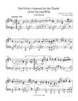 Neil Gow's Lament for the Death of his Second Wife (solo piano)