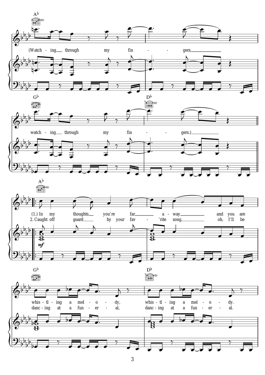 Good Grief Good Grief Piano, Vocal scores gallery preview page 3
