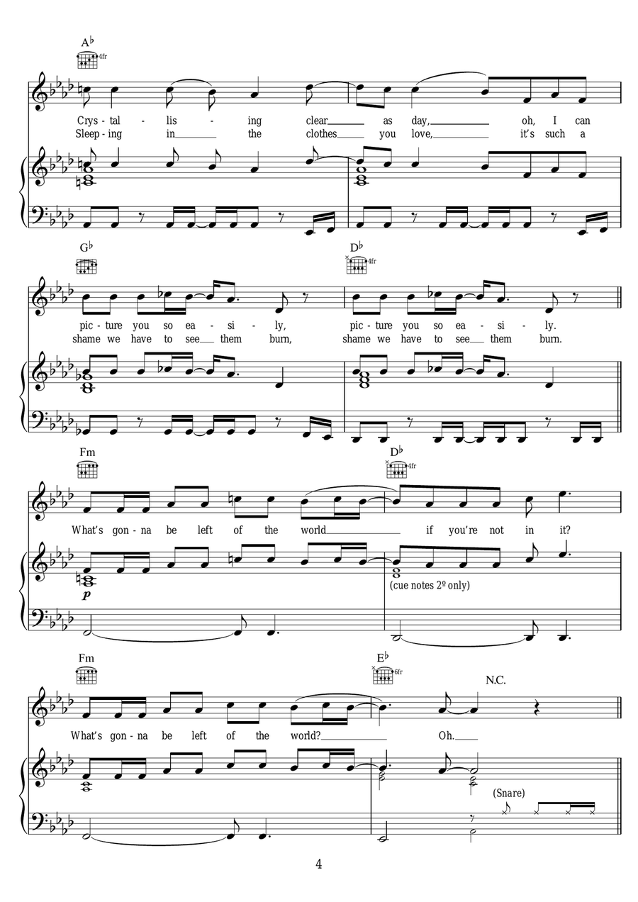 Good Grief Good Grief Piano, Vocal scores gallery preview page 4