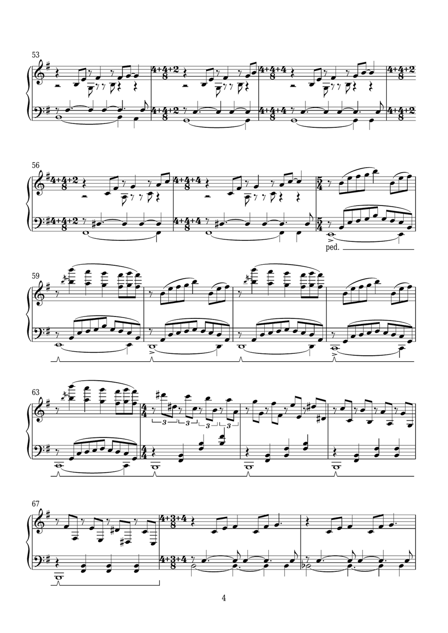 Reflex Reflex Piano Solo scores gallery preview page 4
