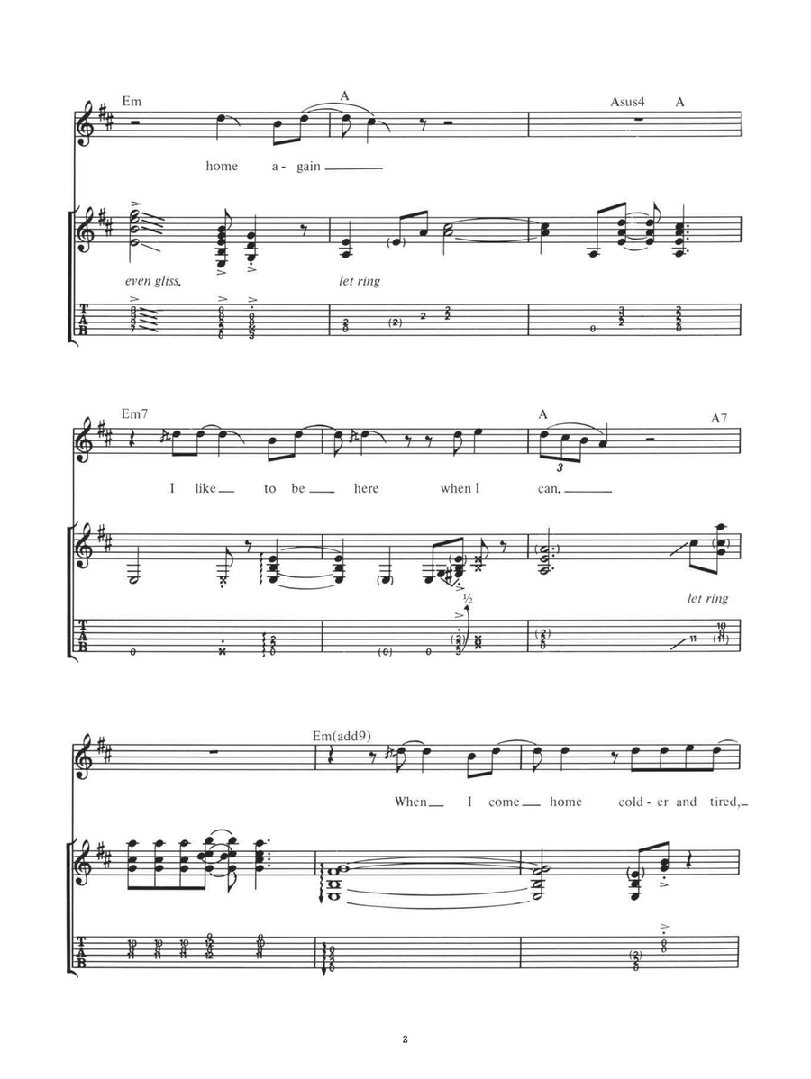 Breathe (In The Air) (Reprise) Guitar Tablature scores gallery preview page 2