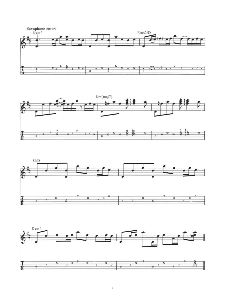 Us And Them Us And Them Guitar Tablature scores gallery preview page 2
