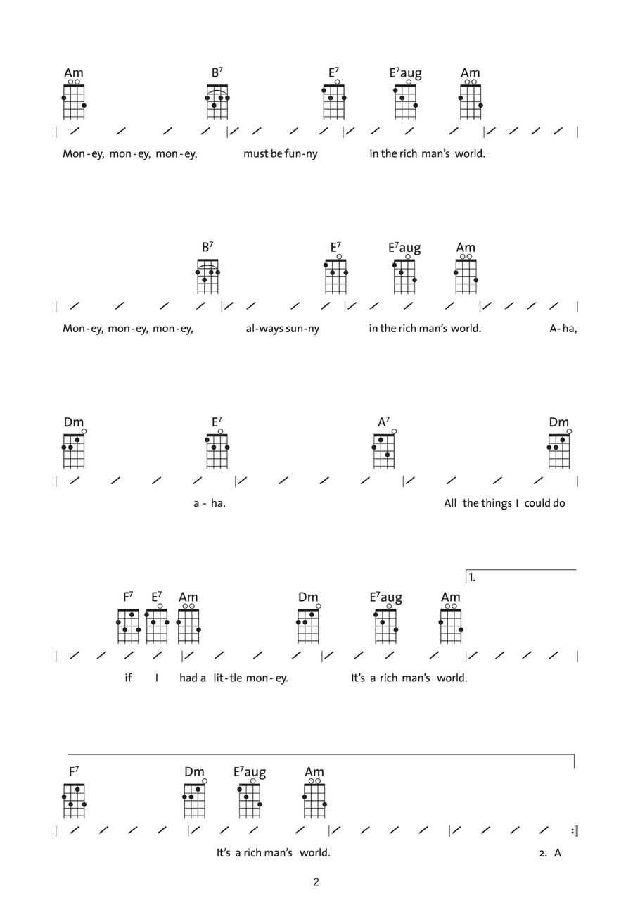 Money, Money, Money Money, Money, Money Ukulele scores gallery preview page 2