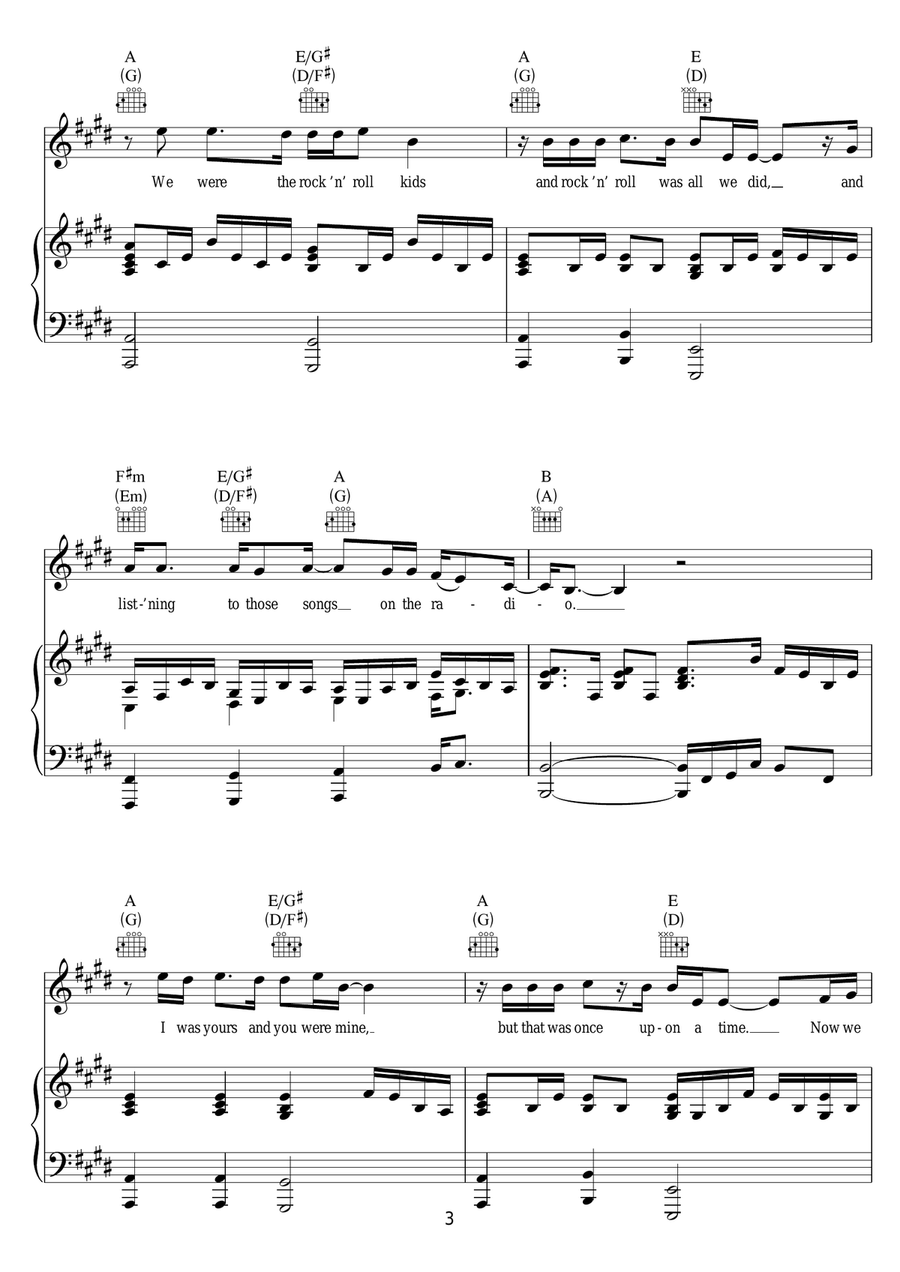 Rock 'N' Roll Kids Rock 'N' Roll Kids Piano, Vocal scores gallery preview page 3