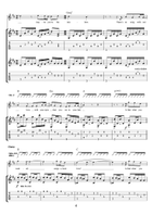 A Song About Love Guitar Tablature scores gallery preview page 4