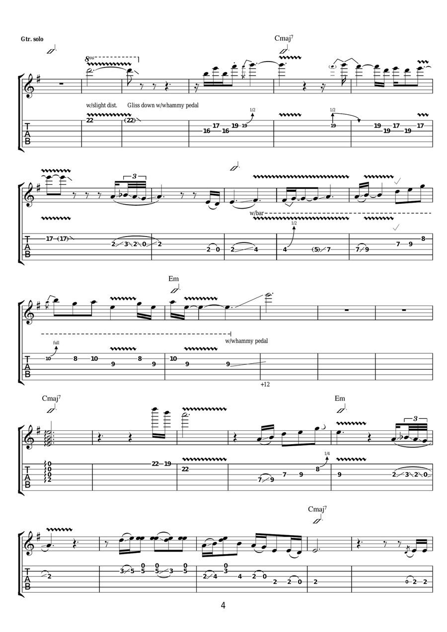 It's What We Do It's What We Do Guitar Tablature scores gallery preview page 4