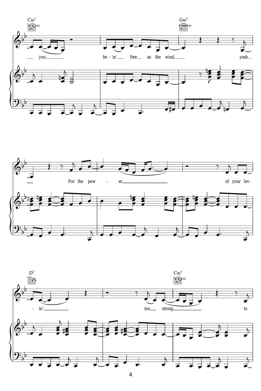 To Know You, Is To Love You Piano, Vocal scores gallery preview page 4