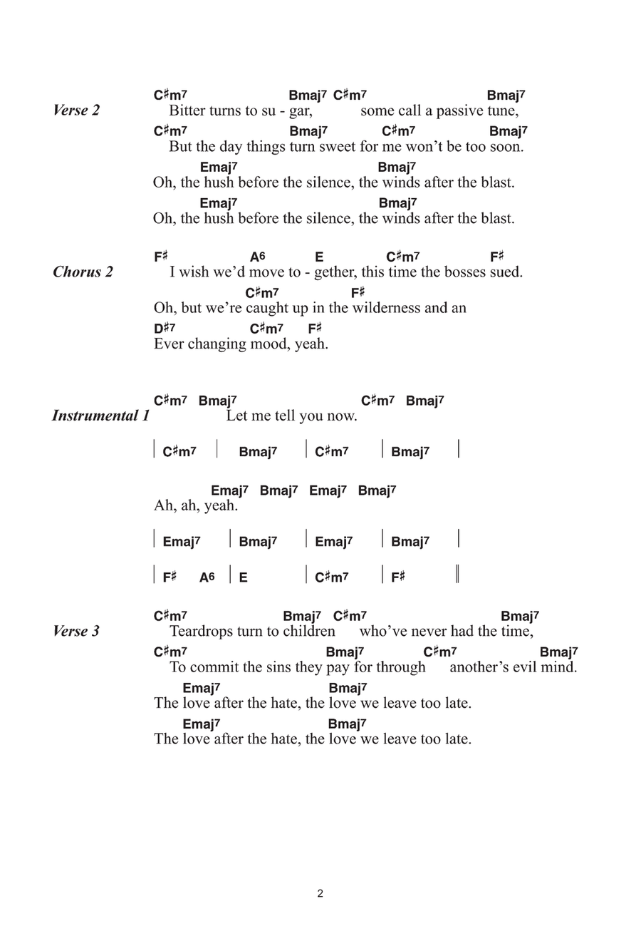 My Ever Changing Moods My Ever Changing Moods Ukulele scores gallery preview page 2
