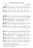 Ding Dong! Merrily On High (arr. Malcolm Williamson)