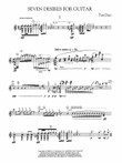 Seven Desires For Guitar
