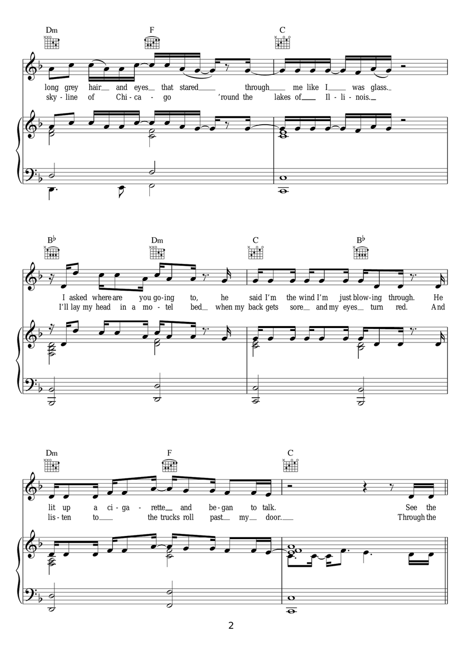 Riding To New York Riding To New York Piano, Vocal scores gallery preview page 2