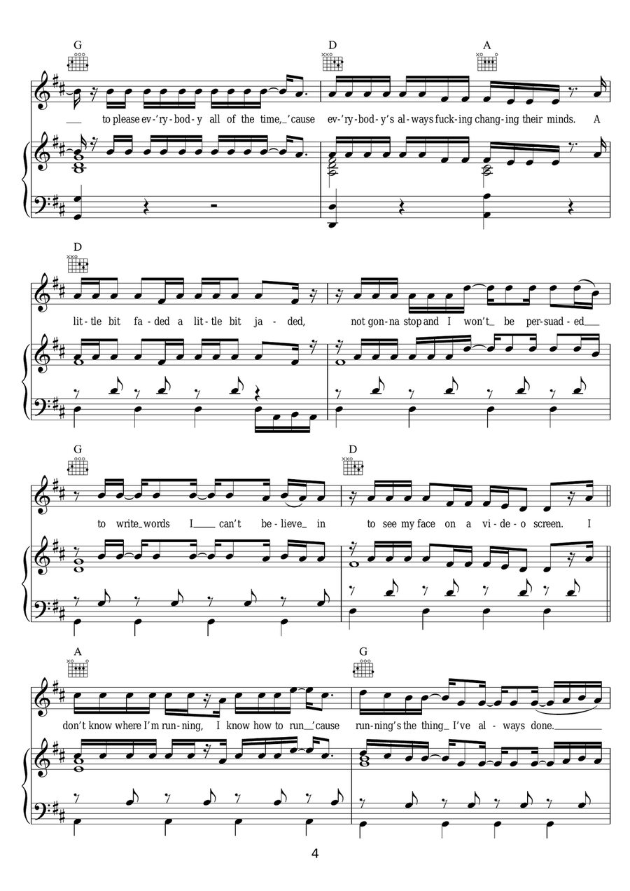 27 27 Piano, Vocal scores gallery preview page 4