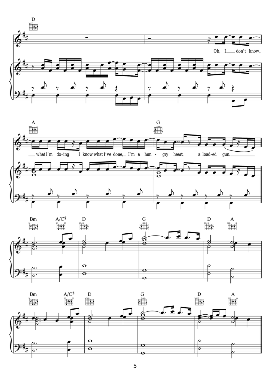27 27 Piano, Vocal scores gallery preview page 5