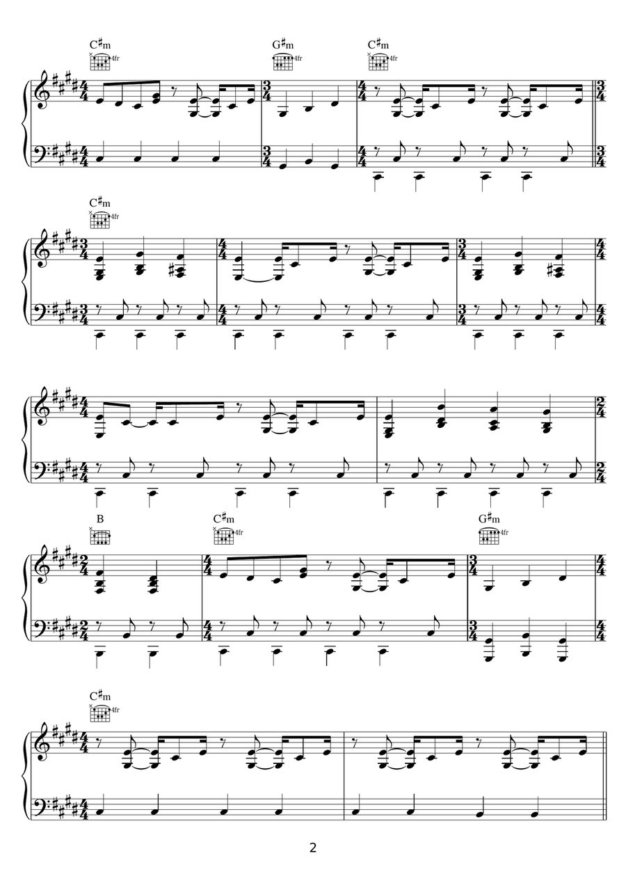 Start A Fire Start A Fire Piano, Vocal scores gallery preview page 2